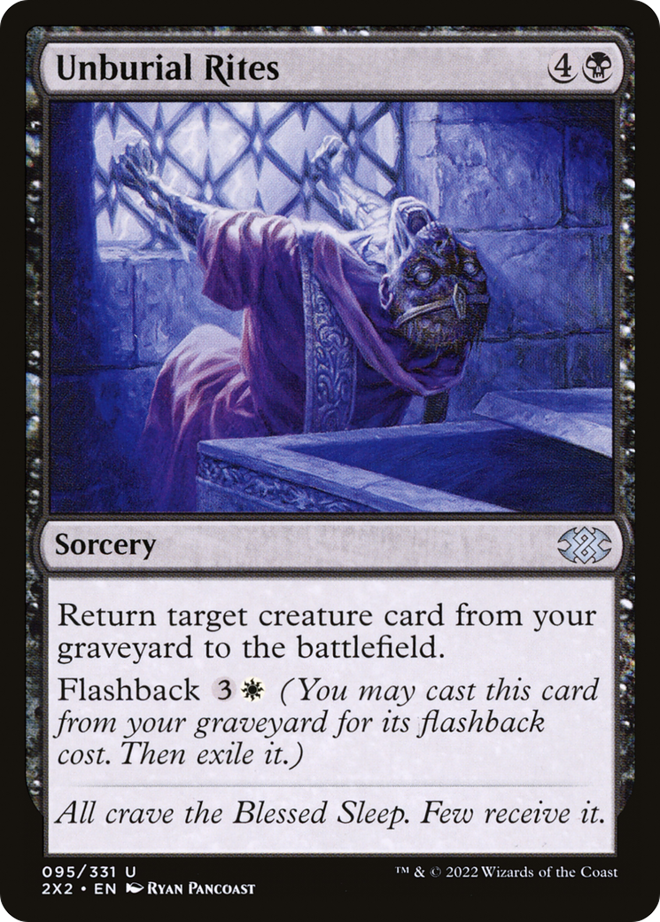Unburial Rites (2X2-095)  Foil - Double Masters 2022
