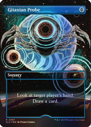 Gitaxian Probe (2067) (Rainbow Foil) (SLD-2067)  Foil - Secret Lair Drop Series