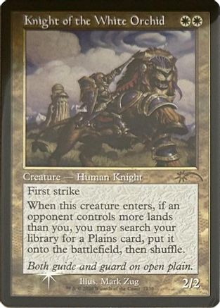 Knight of the White Orchid (Retro Frame) (SLD-7139)  Foil - Secret Lair Drop Series