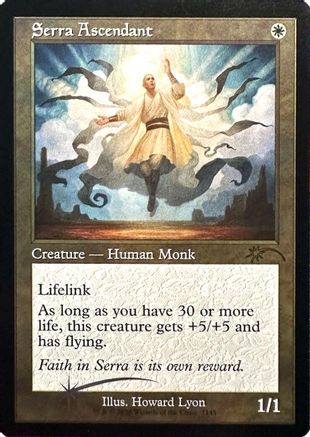 Serra Ascendant (Retro Frame) (SLD-7145)  Foil - Secret Lair Drop Series