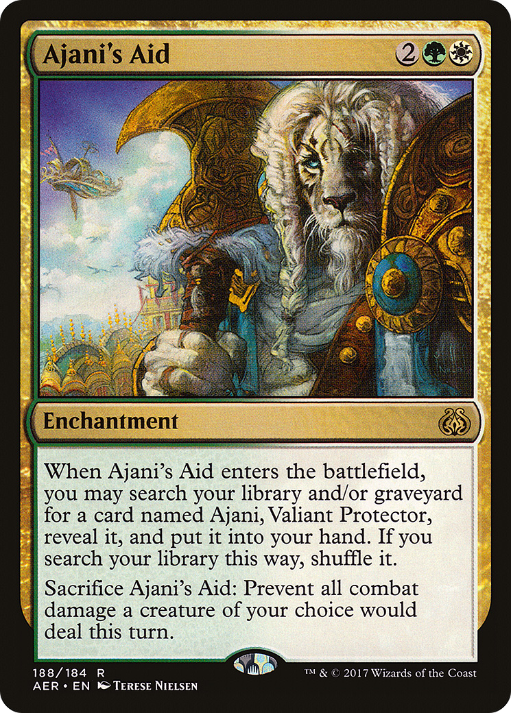 Ajani's Aid (AER-188)  - Aether Revolt