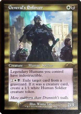 General's Enforcer (Retro Frame) (SLD-7152)  Foil - Secret Lair Drop Series