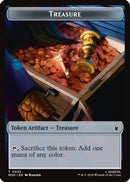 Treasure (022) // Bird (005) Double-Sided Token (MSC-22 // 5)  - Commander: Marvel Super Heroes