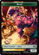 Beast // Vibranium Double-Sided Token (MSC-11 // 15)  Foil - Commander: Marvel Super Heroes