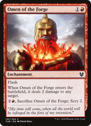 Omen of the Forge (THB-145)  - Theros Beyond Death