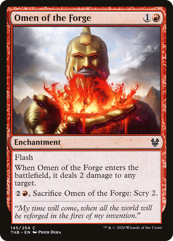 Omen of the Forge (THB-145)  Foil - Theros Beyond Death