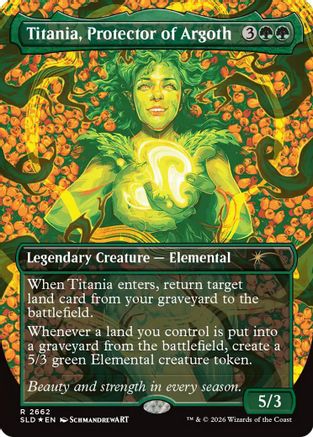 Titania, Protector of Argoth (SLD-2662)  Foil - Secret Lair Drop Series