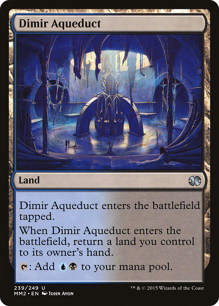 Dimir Aqueduct (MM2-239)  - Modern Masters 2015