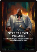 Street Level Villains Theme Card (MSC-038)  - Commander: Marvel Super Heroes