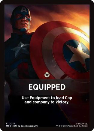 Equipped Theme Card (MSC-015)  - Commander: Marvel Super Heroes