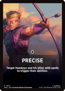 Precise Theme Card (MSC-017)  - Commander: Marvel Super Heroes
