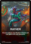 Mayhem Theme Card (MSC-036)  - Commander: Marvel Super Heroes