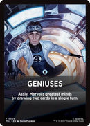 Geniuses Theme Card (MSC-025)  - Commander: Marvel Super Heroes