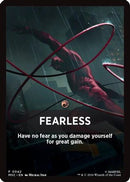 Fearless Theme Card (MSC-042)  - Commander: Marvel Super Heroes