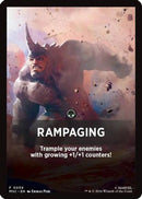 Rampaging Theme Card (MSC-054)  - Commander: Marvel Super Heroes