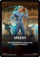 Speedy Theme Card (MSC-045)  - Commander: Marvel Super Heroes