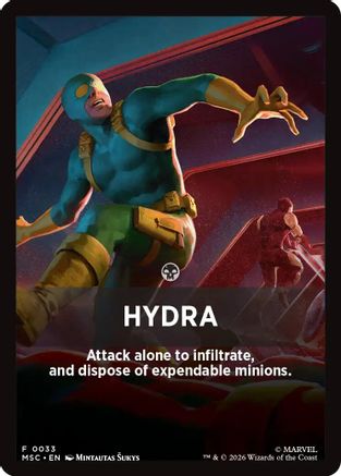 Hydra Theme Card (MSC-033)  - Commander: Marvel Super Heroes