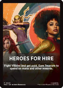 Heroes For Hire Theme Card (MSC-043)  - Commander: Marvel Super Heroes