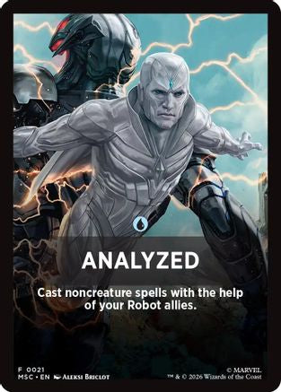 Analyzed Theme Card (MSC-021)  - Commander: Marvel Super Heroes