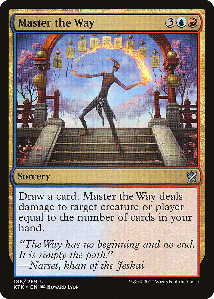 Master the Way (KTK-188) - Khans of Tarkir Foil