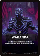 Wakanda Theme Card (MSC-019)  - Commander: Marvel Super Heroes