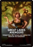 Great Lakes Avengers Theme Card (MSC-052)  - Commander: Marvel Super Heroes