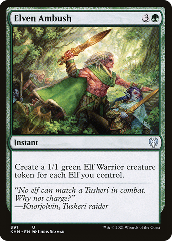 Elven Ambush (KHM-391)  - Kaldheim