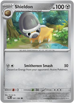 Shieldon 061 - Reverse Holofoil ME05 Pitch Black