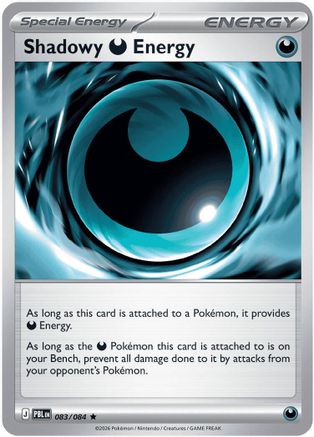 Shadowy Darkness Energy 083 - Reverse Holofoil ME05 Pitch Black
