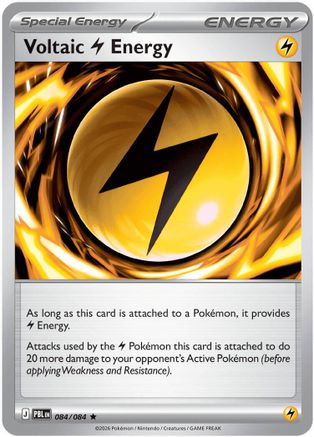 Voltaic Lightning Energy 084 - Holofoil ME05 Pitch Black