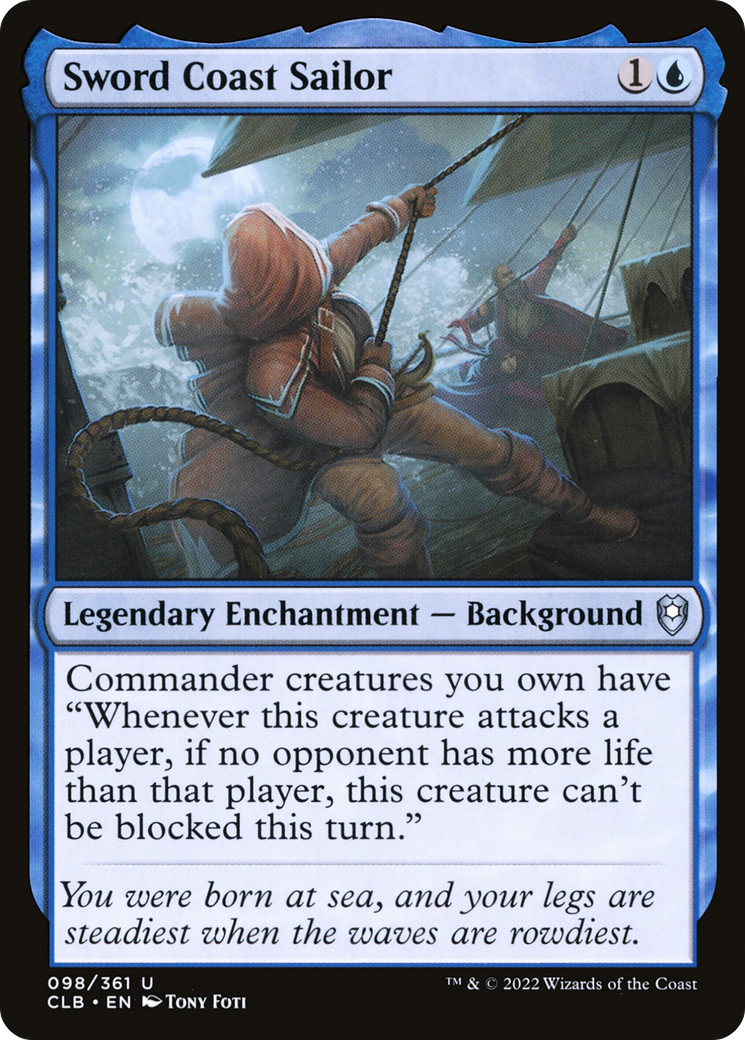 Sword Coast Sailor (CLB-098)  - Commander Legends: Battle for Baldur's Gate
