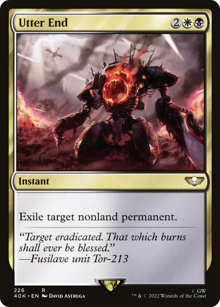 Utter End (40K-226)  - Warhammer 40,000 Commander