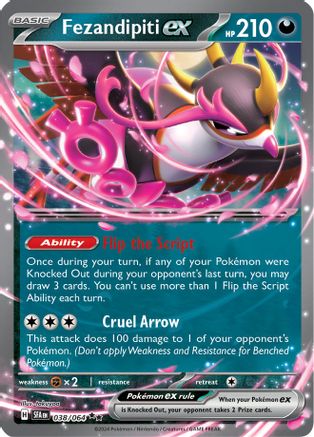 Fezandipiti ex (Starless Foil) 038/064 - Holofoil Deck Exclusives