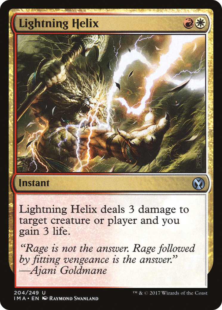Lightning Helix (IMA-204) - Iconic Masters Foil