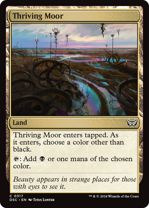 Thriving Moor (DSC-317)  - Duskmourn: House of Horror Commander