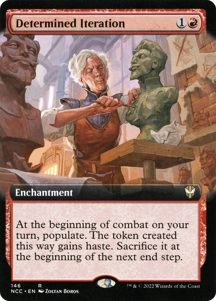 Determined Iteration (Extended Art) (NCC-146) - New Capenna Commander: (Extended Art)