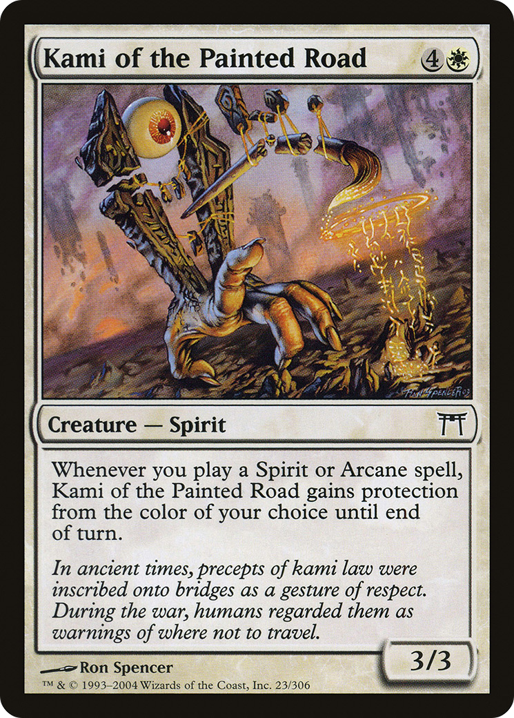 Kami of the Painted Road (CHK-023)  Foil - Champions of Kamigawa