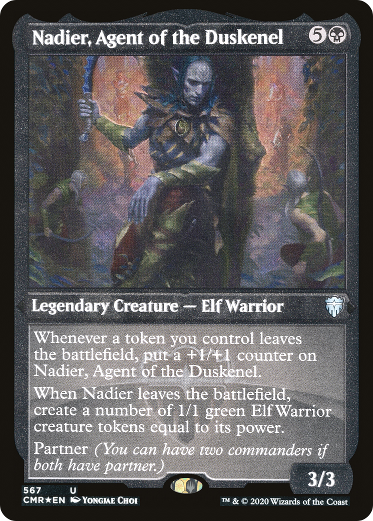 Nadier, Agent of the Duskenel (Foil Etched) (CMR-567)  Foil - Commander Legends