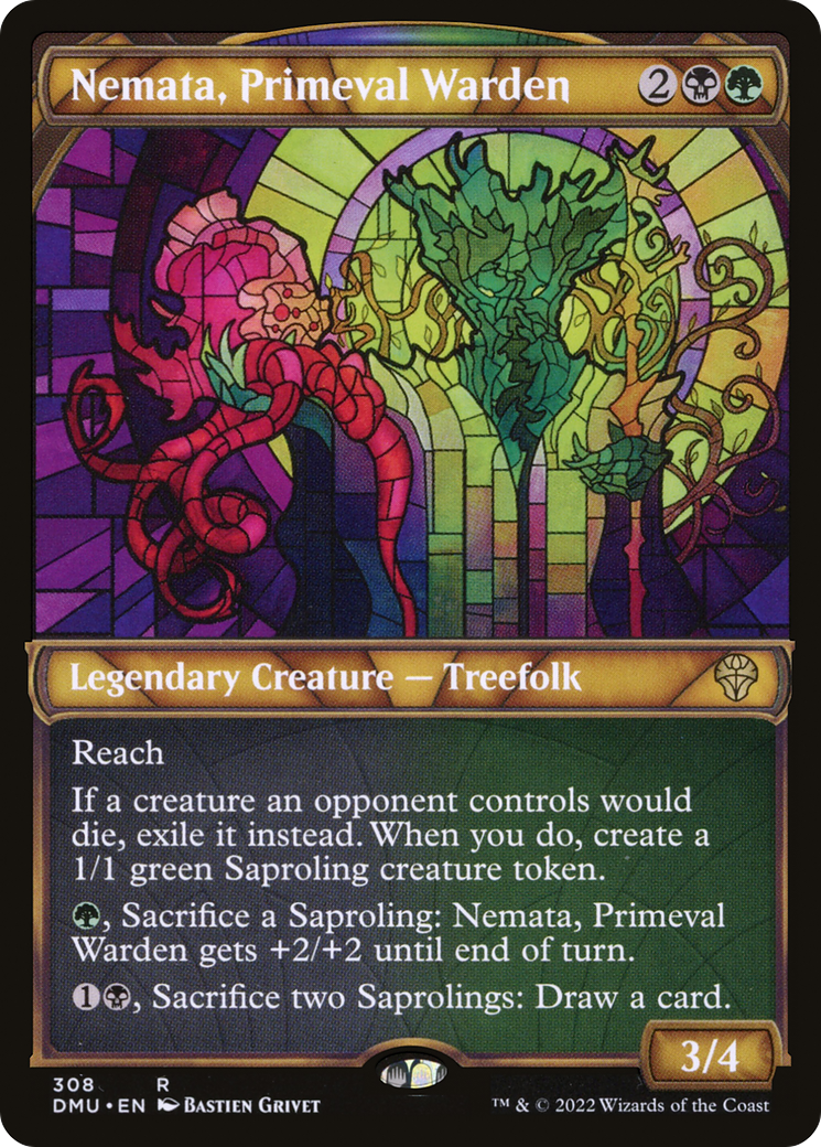 Nemata, Primeval Warden (Showcase) (DMU-308)  Foil - Dominaria United: (Showcase)