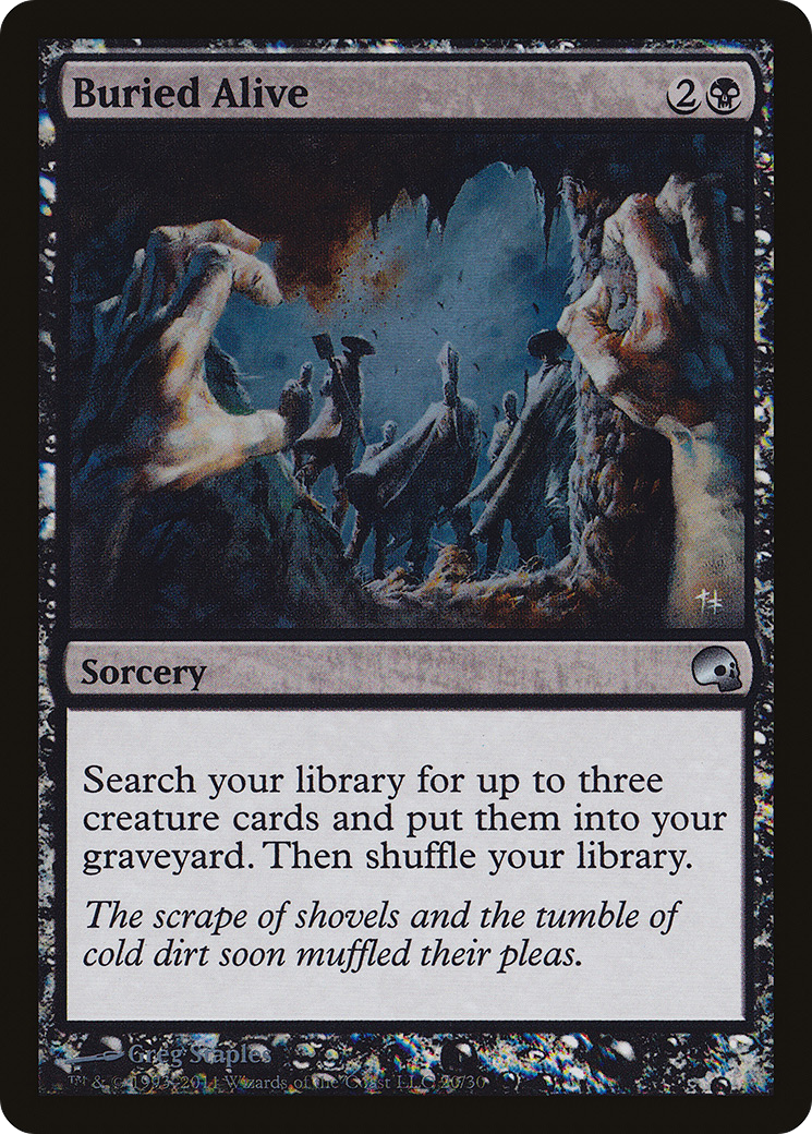 Buried Alive (GRV-020)  Foil - Premium Deck Series: Graveborn