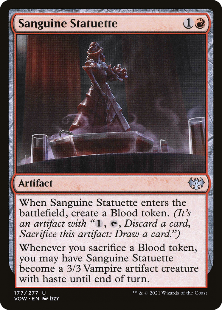 Sanguine Statuette (VOW-177)  Foil - Innistrad: Crimson Vow