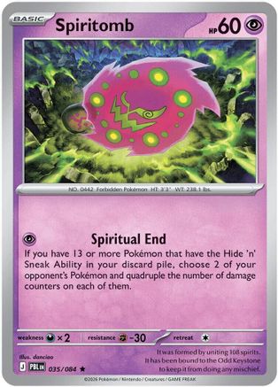 Spiritomb 035/084  Deck Exclusives