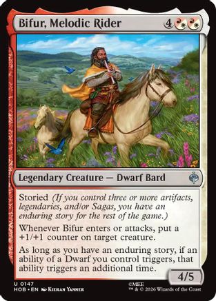 Bifur, Melodic Rider (HOB-147)  Foil - The Hobbit