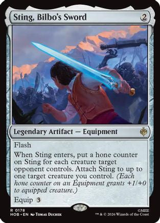 Sting, Bilbo's Sword (HOB-178)  Foil - The Hobbit