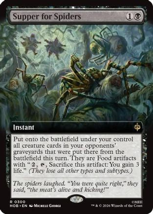 Supper for Spiders (Extended Art) (HOB-300)  - The Hobbit