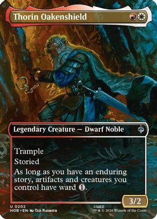 Thorin Oakenshield (Borderless) (HOB-202)  Foil - The Hobbit