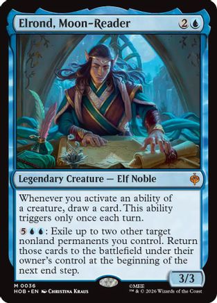 Elrond, Moon-Reader (HOB-036)  Foil - The Hobbit