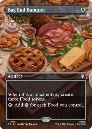 Bag End Banquet (Borderless) (HOC-005)  - The Hobbit: Eternal-Legal