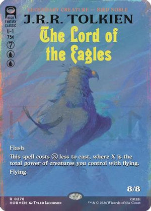 The Lord of the Eagles (Borderless) (Surge Foil) (HOB-276)  Foil - The Hobbit