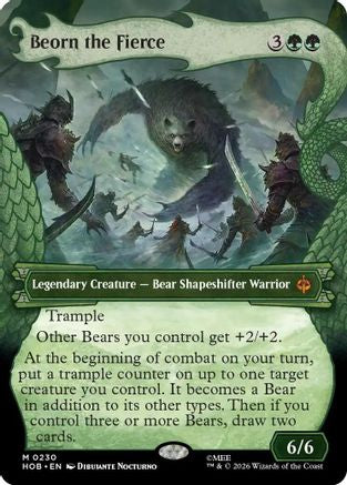 Beorn the Fierce (Showcase) (HOB-230)  Foil - The Hobbit